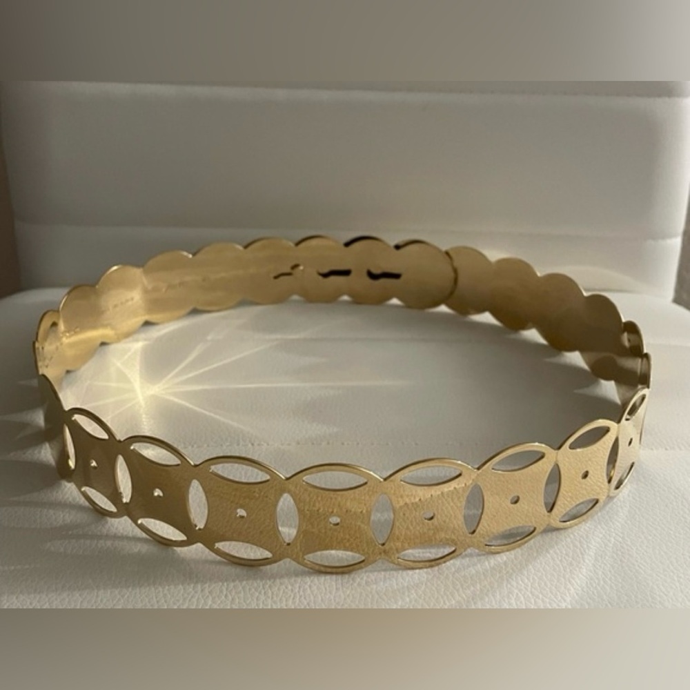 Oscar de la Renta Metallic Belt